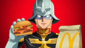McDonald's Japan Will Feature Gundam's Char Aznable - Siliconera