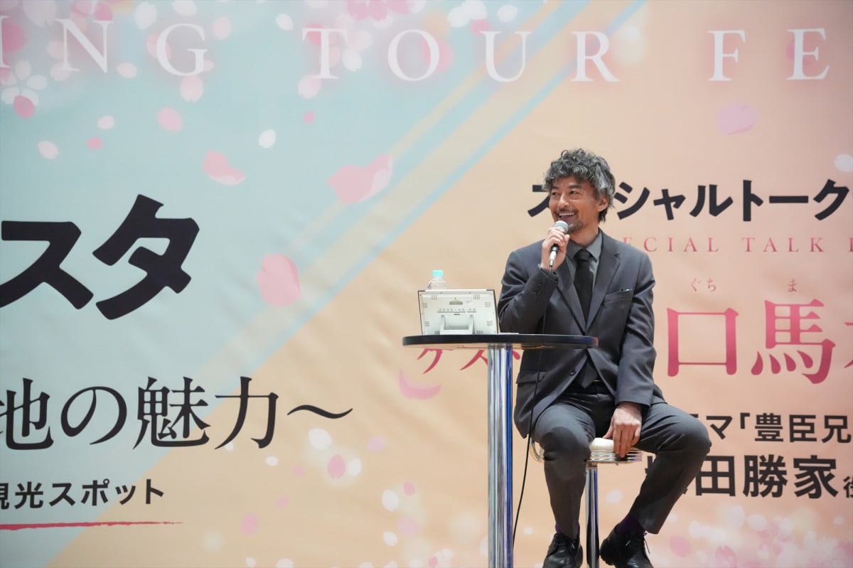 Makiya Yamaguchi di lokasi syuting