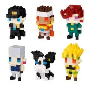 Kawada NBMC_89 nanoblock mininano JoJo's Bizarre Adventure: Stardust Crusaders (Complete BOX 6pcs)