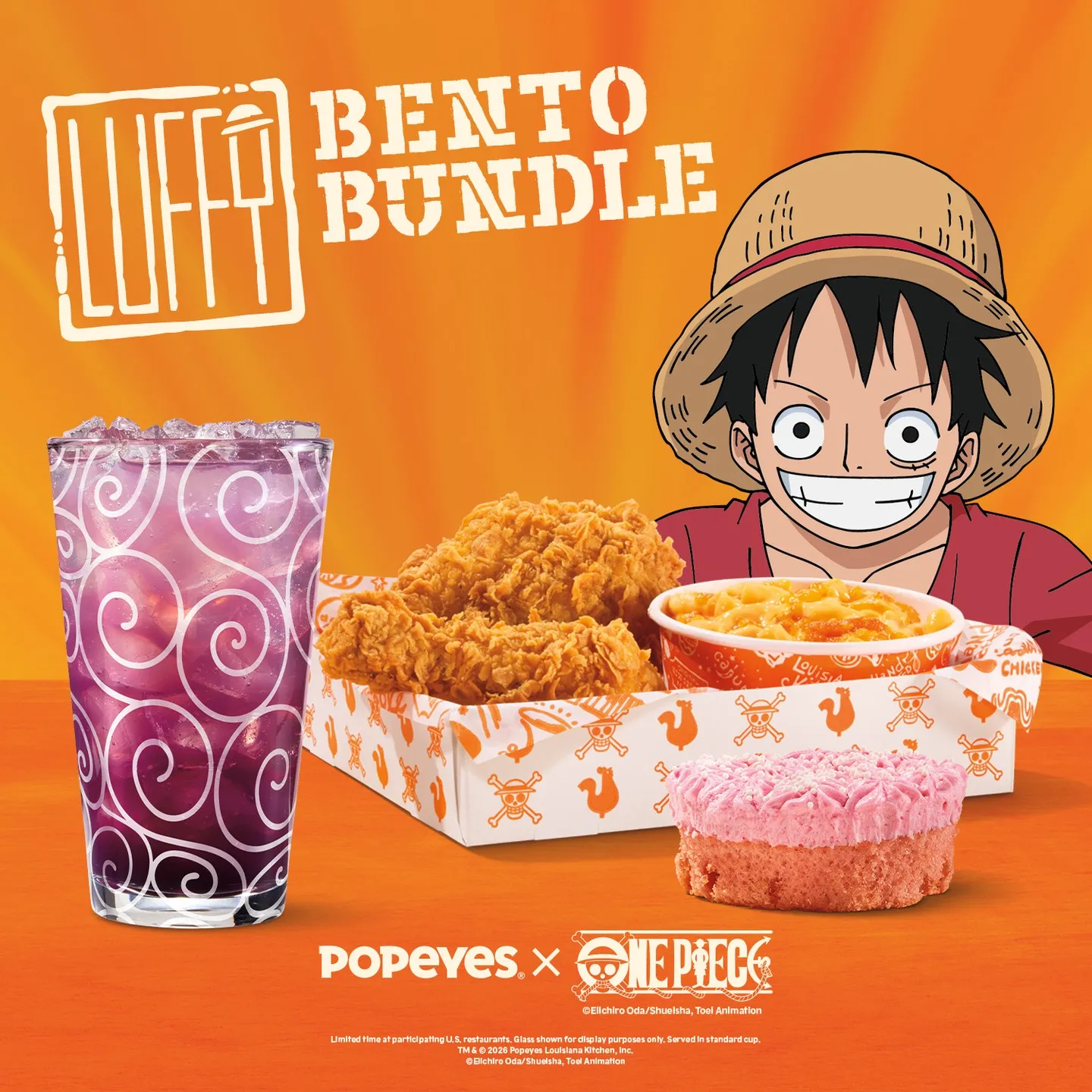 Popeyes x One Piece Bento