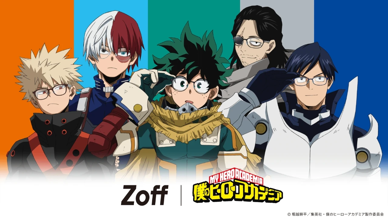 Zoff reveals detailed new official My Hero Academia eyewear