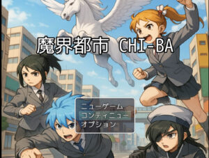 魔界都市CHI-BA」のPC版がBOOTHに登場。千葉の伝承をもとに制作されたローカル色の強いファンタジーRPG