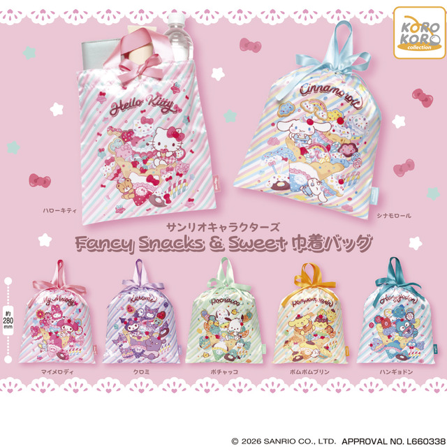 Sanrio gashapon lineup