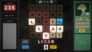 言葉を見つけて戦うローグライクワードパズル「Cursed Words: The Word Game That Isn't」（ほぼ日 インディーPick Up！）