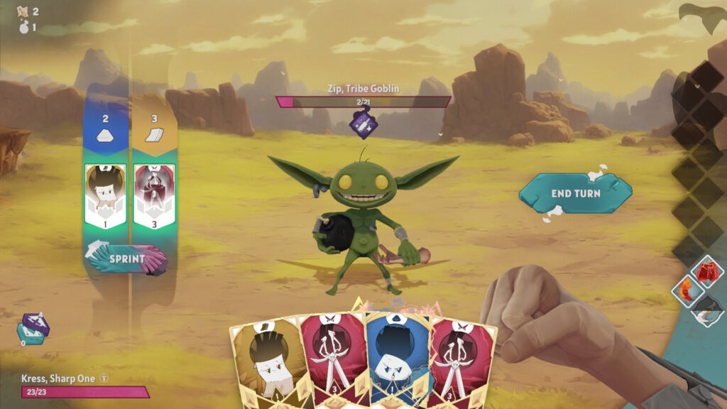 Gameplay intens