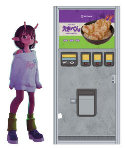 1/12 「銀河特急 ミルキー☆サブウェイ」 レトロ自販機(えきべん) プラモデル[ハセガワ]《０７月予約》
