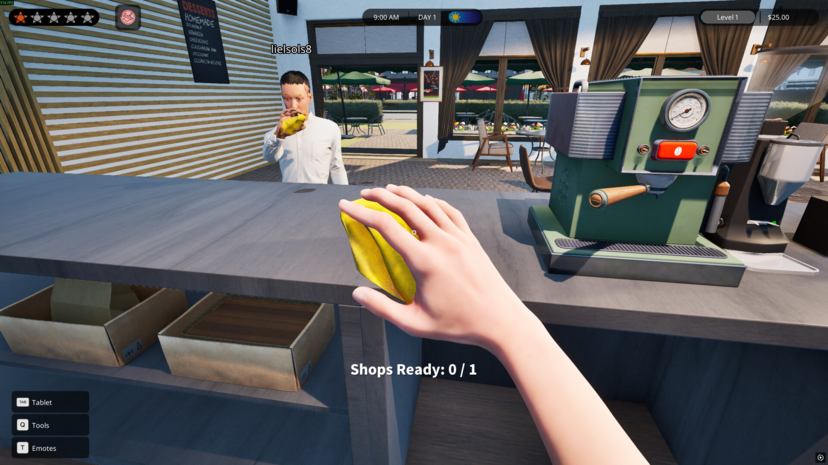 Multiplayer chaos in Cafe Crew Simulator