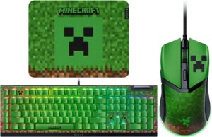 マイクラ』クリーパー柄のマウス・キーボード・マウスパッドが約60％オフのセール中。Razer公式コラボグッズ