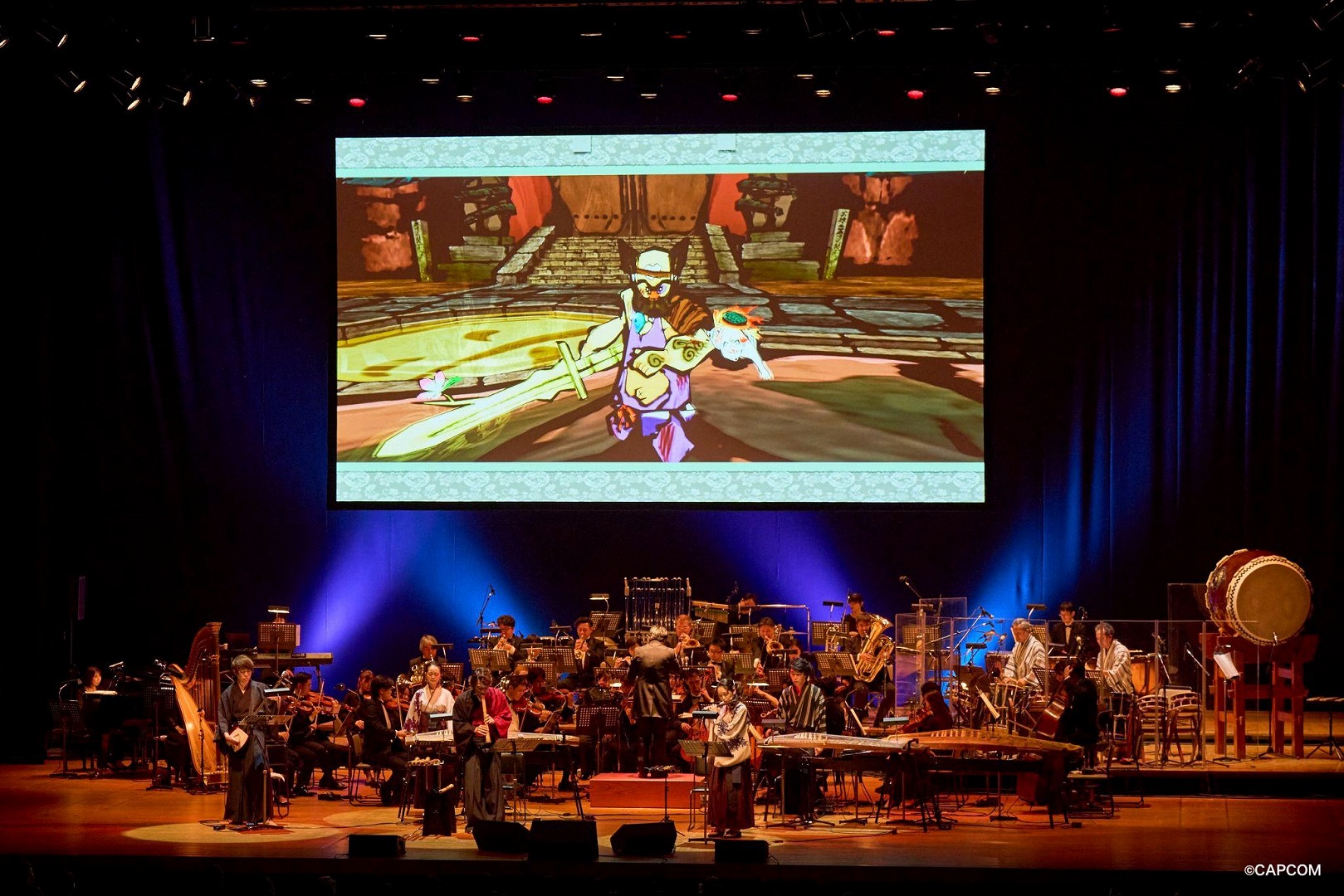 emotional Okami concert