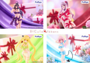 プレゼントは私…♪”大胆なリボン衣装のフィギュアシリーズ爆誕！「オバロ」アルベド＆シャルティア、「To LOVEる」金色の闇＆モモ（アニメ！アニメ！） - Yahoo!ニュース