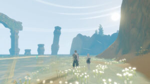 幻想終末世界シームレス探索ゲーム『ARIE：月詠み』配信開始、日本語フルボイス対応。水没した世界の最後の陸地、焚き火で休息しながら旅を続ける - AUTOMATON
