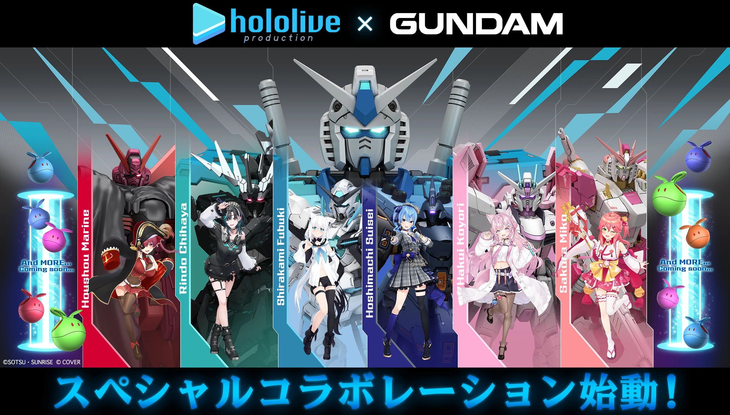 Kolaborasi Gundam x hololive