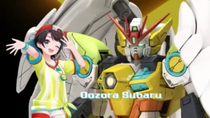 Oozora Subaru Pilots Custom Wing Gundam Zero EW in hololive x Gundam Collab's Second Wave