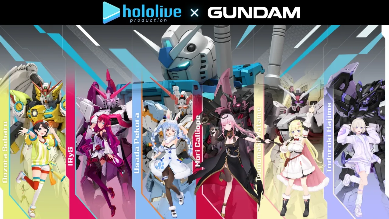 Kolaborasi hololive x Gundam