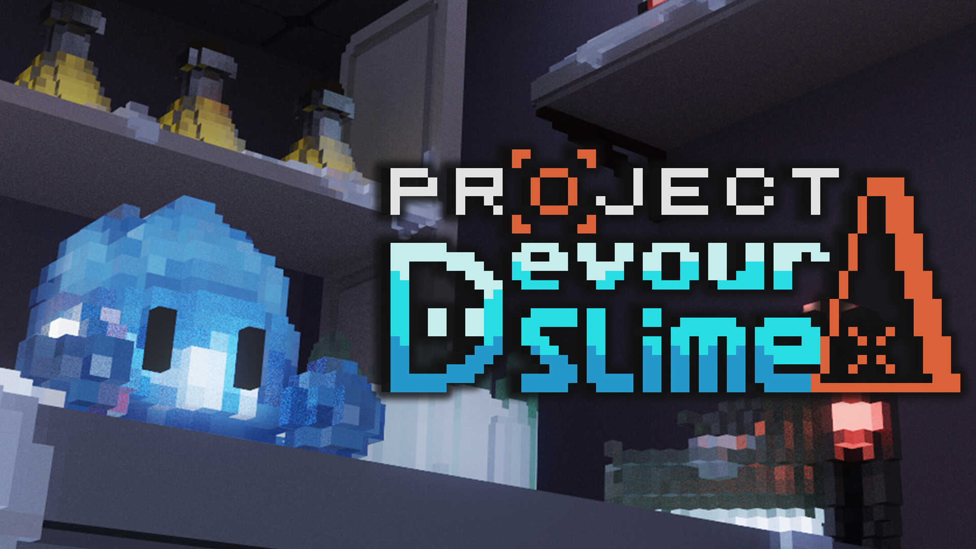 In-game screenshot showing slime absorbing platform