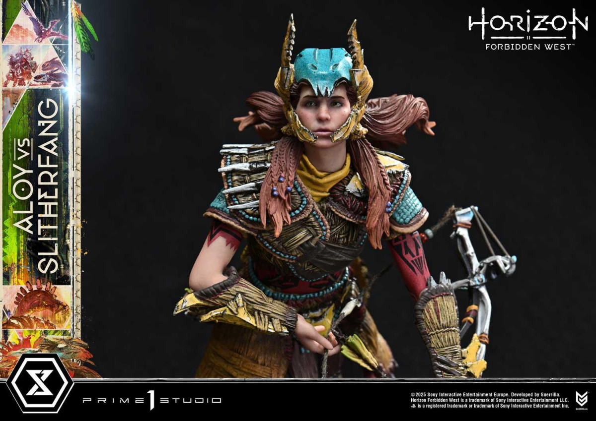 Prime 1 Studio 'Aloy vs Slitherfang' diorama bonus version