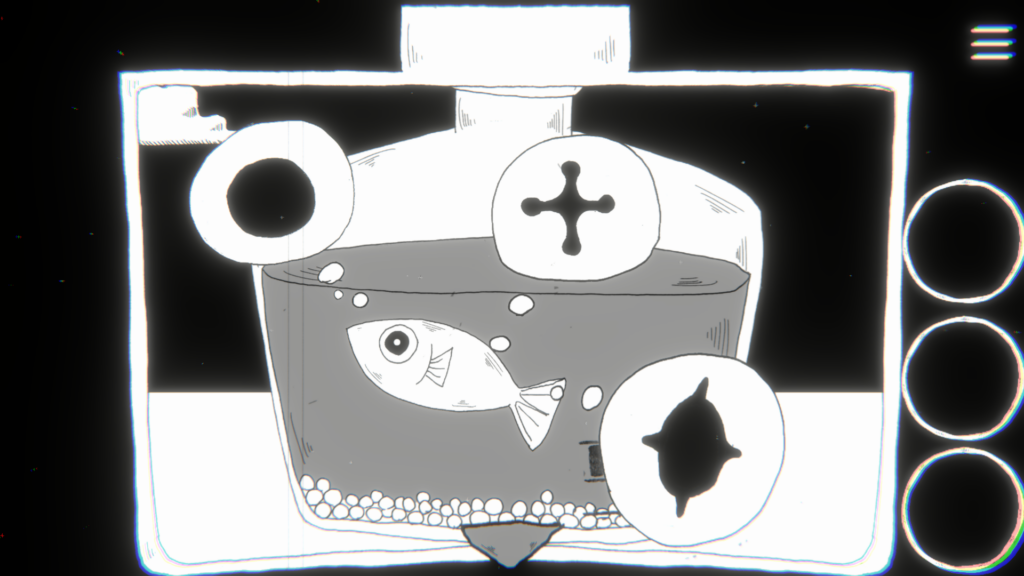 絵本のような雰囲気が奇妙な余韻を残すゲーム『瓶の中のサカナのために』Steamストアページが公開。静かな砂漠に描かれた | ニコニコニュース