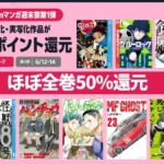 6/7まで】Amazonマンガ週末祭 ほぼ全巻50%還元《第一弾》アニメ化・実写化作品 | 鬼滅の刃／ブルーロック／怪獣8号／ハンチョウ／ぐらんぶる | マナドク：学んで活かす読書