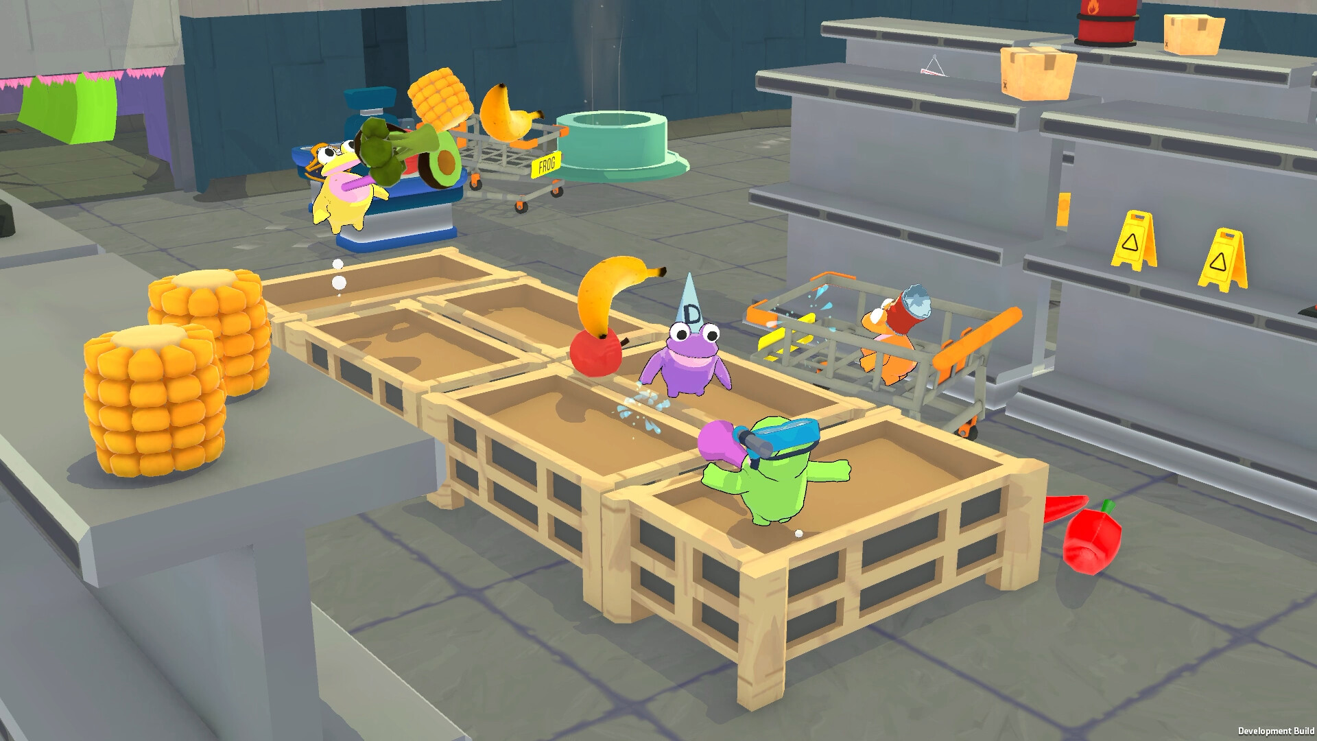 Multiplayer chaos scene