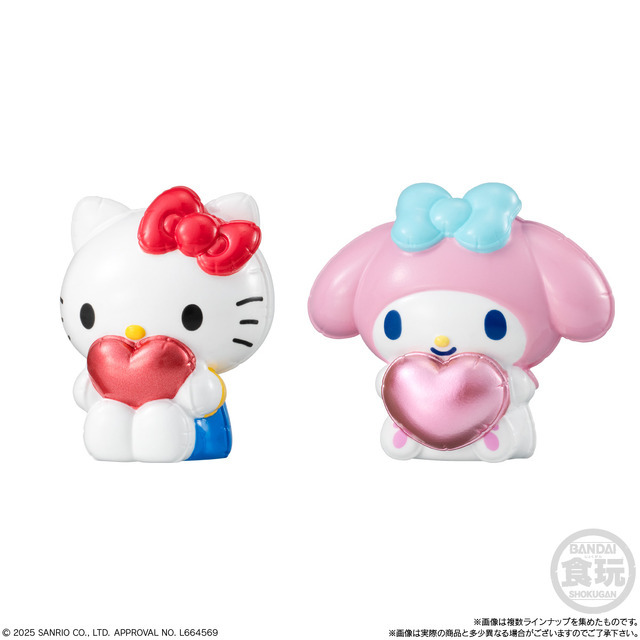 Detail glossy dan lipatan balon pada figur Kuromi