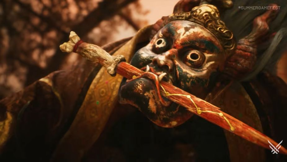 Cuplikan gameplay menunjukkan aksi pertarungan di lingkungan mitologis