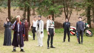 ゼッツ＆ギャバンWヒーロー夏映画の場面写真が解禁、シックス含むCODEのメンバーが集結 - 映画ナタリー