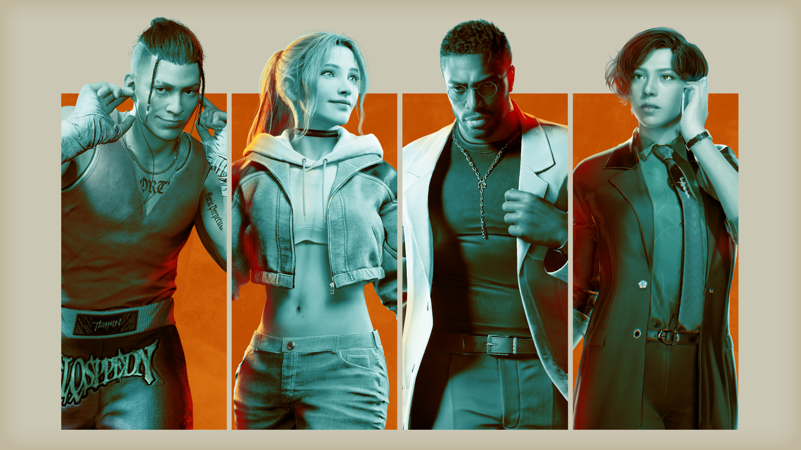 Key visual karakter utama Virtua Fighter Crossroads