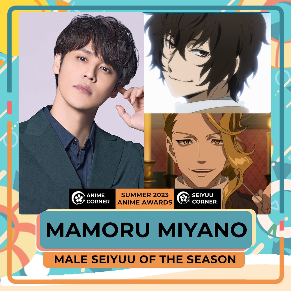 Mamoru Miyano aka Osamu Dazai is the Summer 2023 Best Male Seiyuu : r/BungouStrayDogs