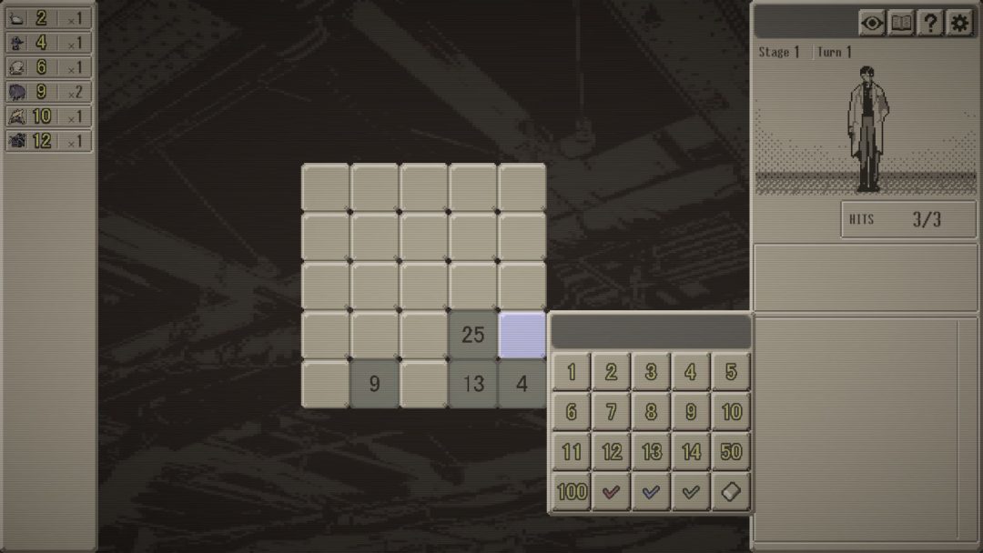 マインスイーパー』風”推理パズル『Bloody Grids』発表。マスの情報からモンスターの配置とレベルを読む、地下施設からの脱出劇 - AUTOMATON