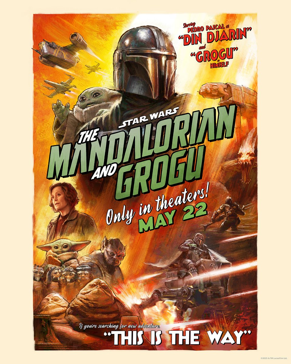 Mandalorian & Grogu Japanese poster