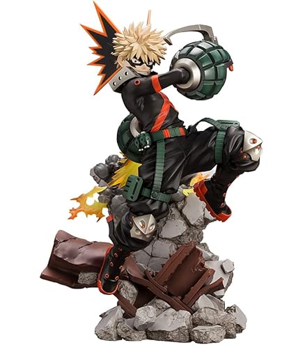 Amazon listing for Kotobukiya My Hero Academia Katsuki Bakugo Version 2 ARTFX J Statue