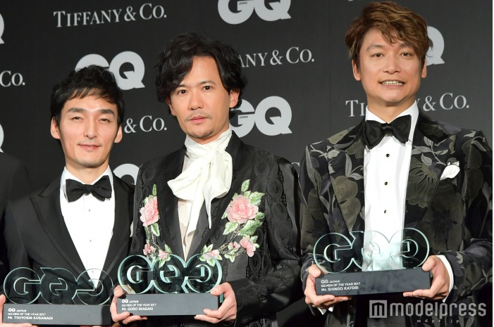Shingo Katori, Tsuyoshi Kusanagi, & Goro Inagaki