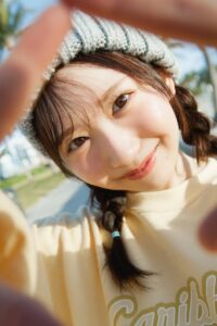 Hinatazaka46 Fujishima Kaho will release her 1st photobook on August 4th, 2026. The photobook was photographed in Miami, USA, and Hokkaido, Japan! 🩵✨📸🇺🇸🇯🇵 #日向坂46 #藤嶌果歩 #藤嶌果歩1st写真集
