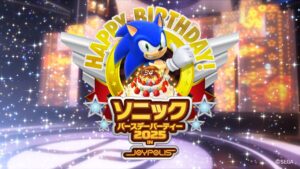 Sonic The Hedgehog Birthday Event Announced For Tokyo Joypolis