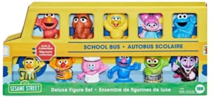 Sesame Street Abby Cadabby, Elmo, Cookie Monster, Big Bird, Grover, Count, Bert Ernie, Oscar the Grouch, Snuffy Gonger Exclusive Figure 11-Pack Playskool - ToyWiz