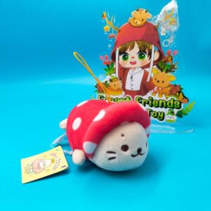 Shirotan Sirotan Seal Strawberry SK Japan Strap Mascot Mini Plush 4" Toy Doll