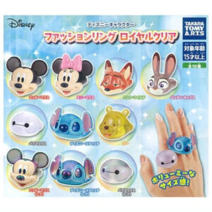 Disney Character Fashion Ring Royal Clear 1Box 8pcs