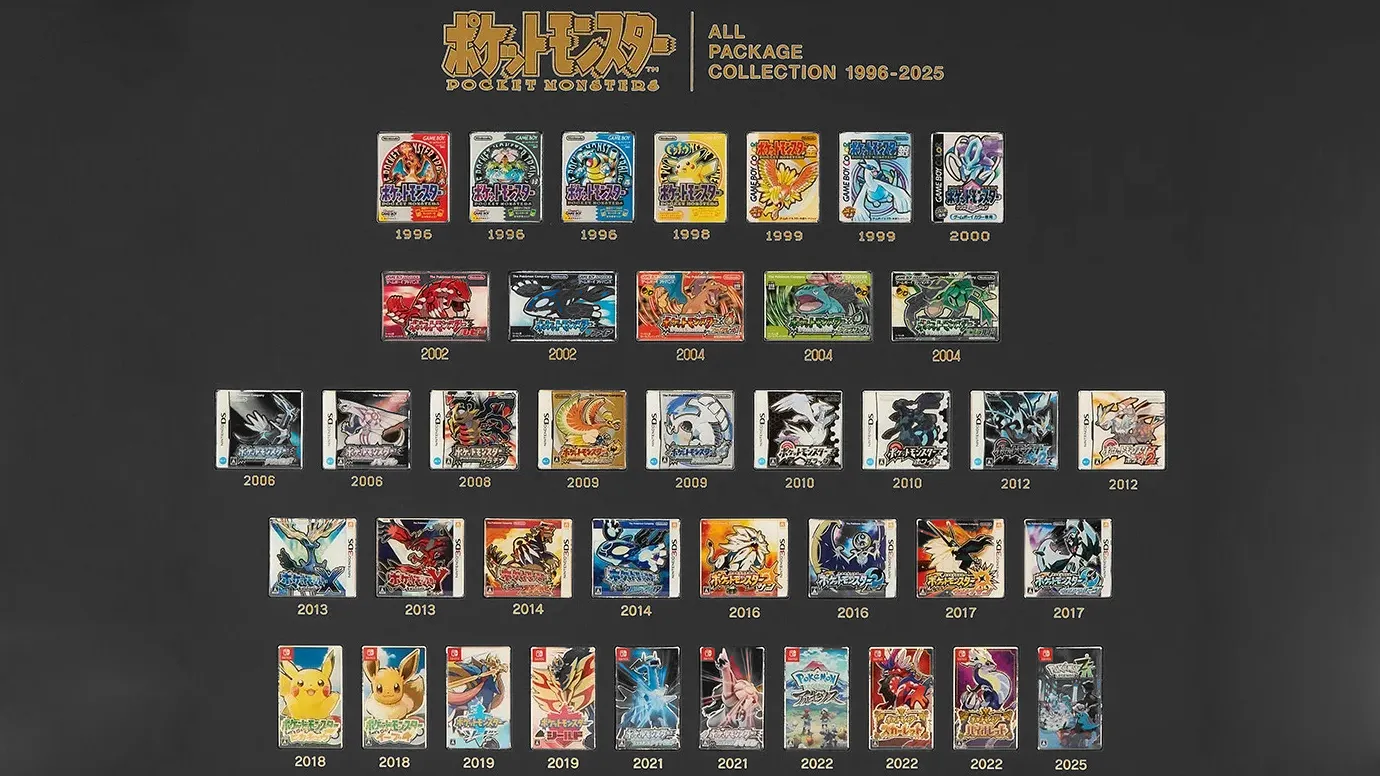 Pokémon Unveils Exclusive 30th Anniversary Game Package Pin Sets