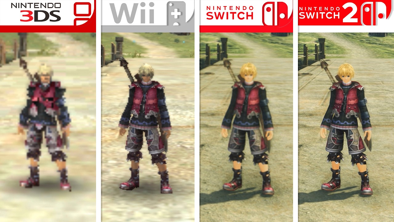 Xenoblade Chronicles | Wii - 3DS - Switch - Switch 2 | Graphics Comparison