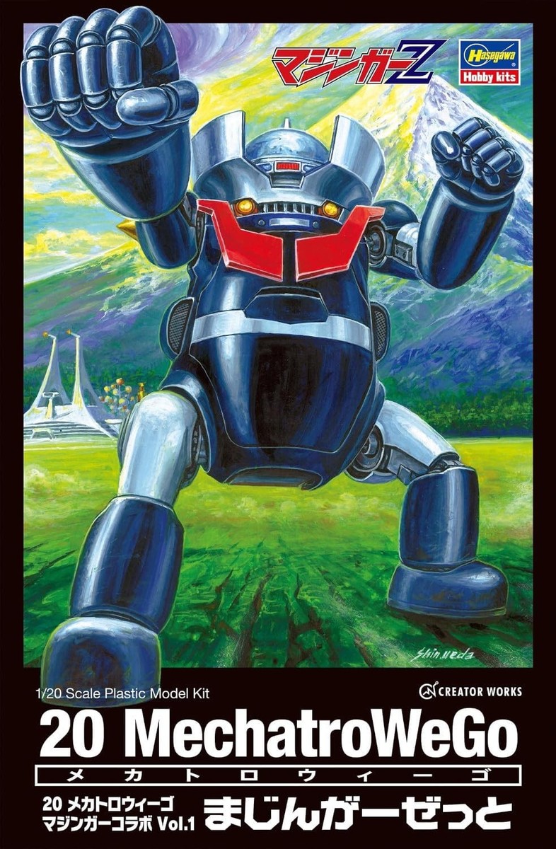 Hasegawa MechatroWeGo Mazinger collab Vol.1 MAZINGER Z 1/20 Plastic Model MZ01