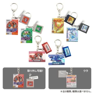 Pokémon Game Cartridge Keychains Headline Nostalgic New 30th Anniversary Collection