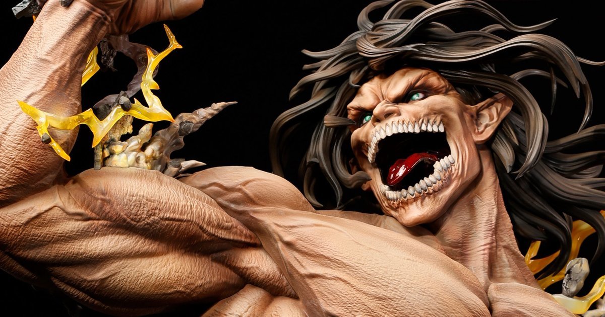 Blazer Studio Unveils Epic 54cm "Attack on Titan" Eren (Attack Titan) Bust Statue