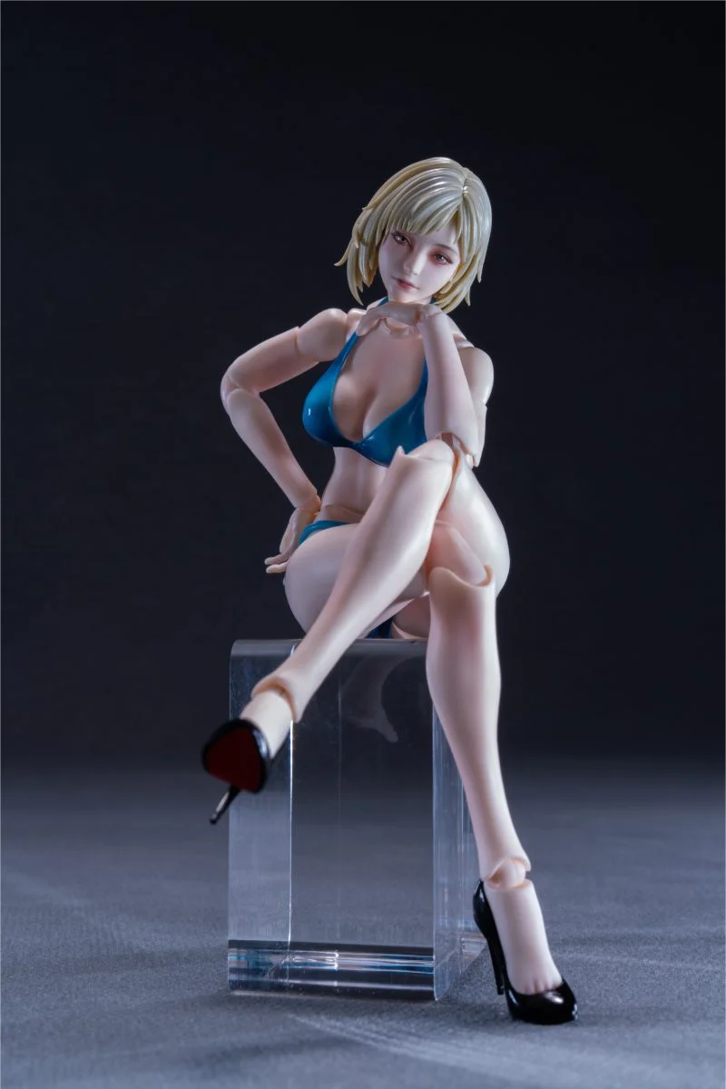 Romankey UMS004C 1/12 Highly Articulated Female Body Mia Painted Version- Bombusbee