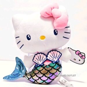 Sanrio Hello Kitty Cute Rainbow Mermaid 10" Plush Figure Stuffed Girl Doll Gift | eBay