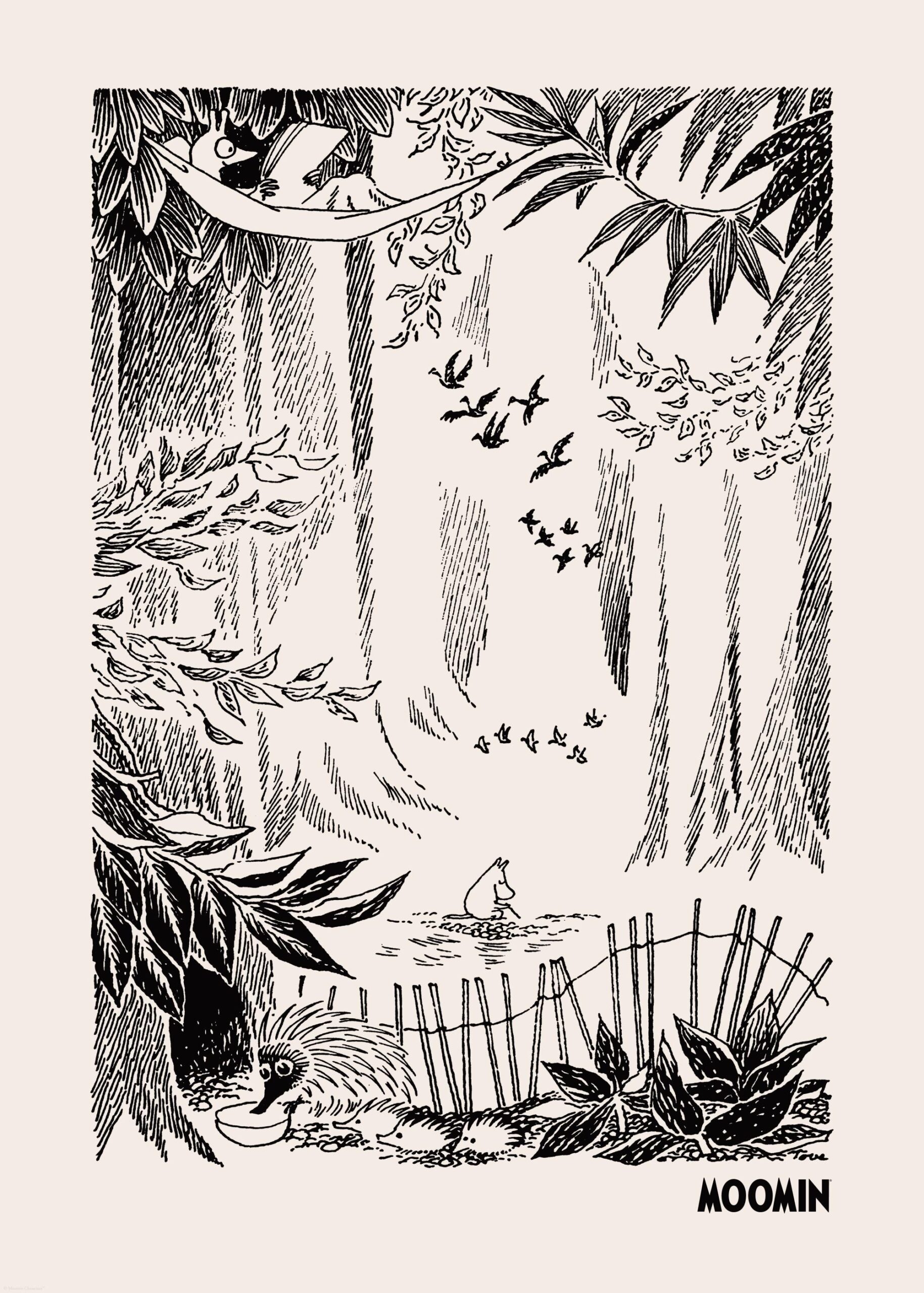 Moomin - The Forest Print 20" x 28" in