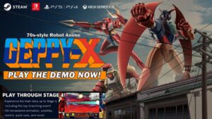 70’s-Style Robot Anime Geppy-X gets playable demo - Video Game News & Reviews