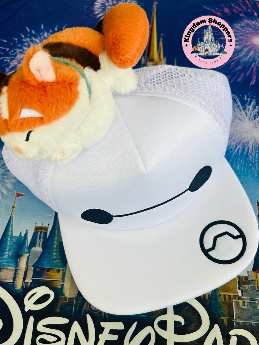 2026 Disney Parks Big Hero 6 Baymax & Mochi Mesh SnapBack Cap Hat