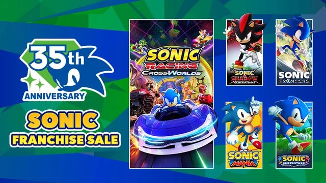 Steam] Sonic Franchise Sale 35th Anniversary | Sonic Mania ($1.99 / -90%) | SONIC X SHADOW GENERATIONS ($14.99 / -70%) | Sonic Racing: CrossWorlds ($34.99 / -50%) and more : r/GameDeals