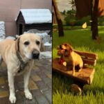 My 15-year-old Labrador passed away just days before the release of my first Steam game. I decided to immortalize him in it. : r/IndieGaming