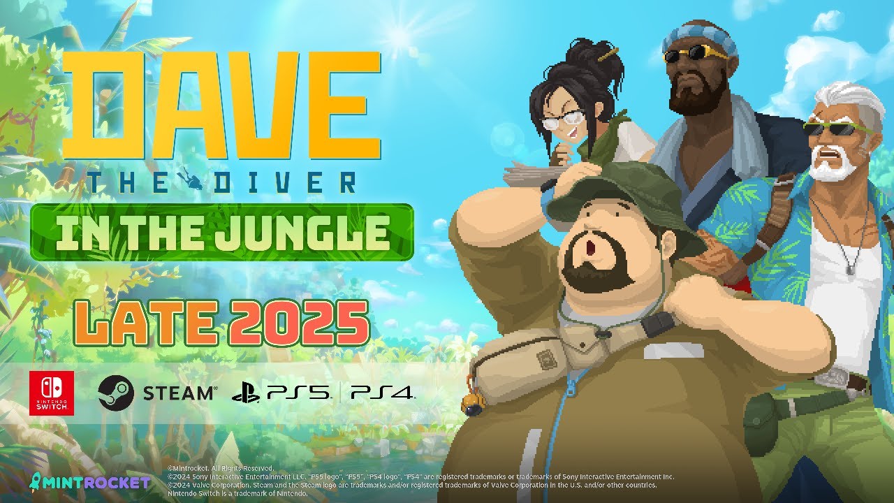 DAVE THE DIVER : In the Jungle Official Trailer - Coming late 2025!
